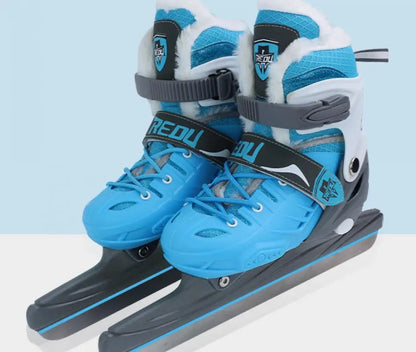 Solid Colored Professional Thermal Ice Skates