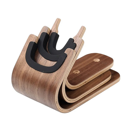 Wood Wall Mounted Guitar and Ukulele Hanger