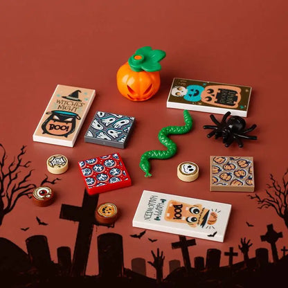 Miniature recreational block toy pieces