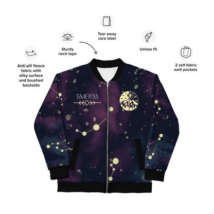Original Era "Timeless" Constellations Unisex Bomber Jacket