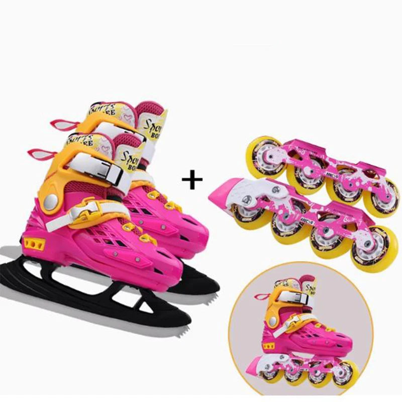 Adjustable Unisex Ice Skate Shoes