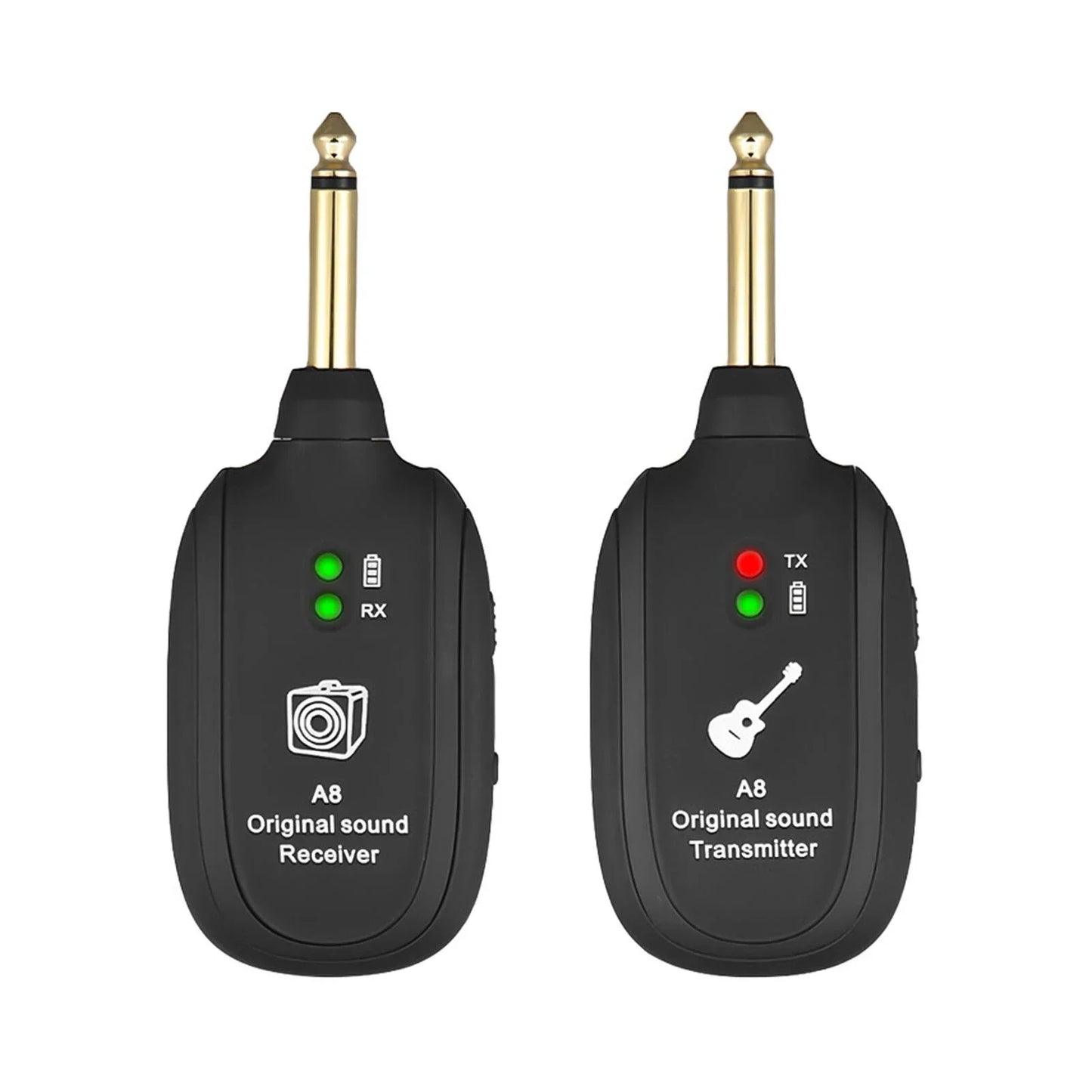A8 UHF Wireless Guitar Transmitter Receiver