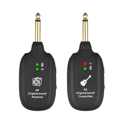 A8 UHF Wireless Guitar Transmitter Receiver