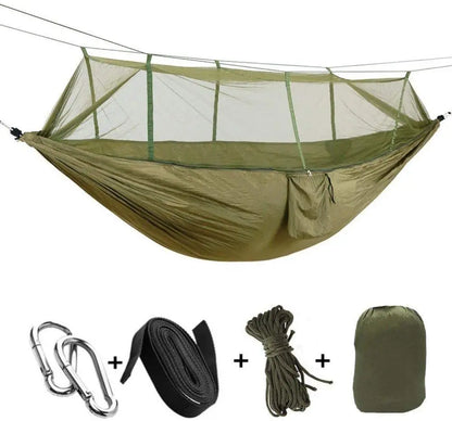 Outdoor 2 Person Camping Garden Hammock With Mosquito Net