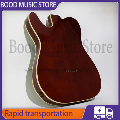 DIY Telecaster Thinline Electric Guitar Body - Swamp Ash Veneer - Semi-hollow with F hole