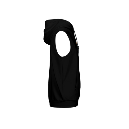 Unisex Regular Fit Sleeveless Pullover Hoodie