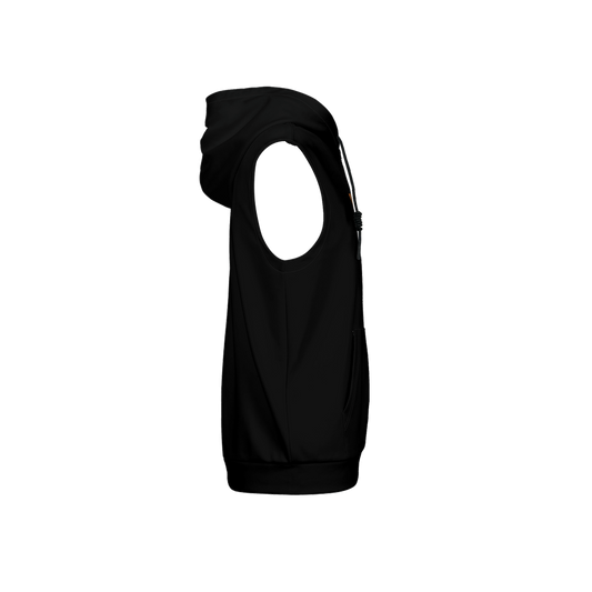 Unisex Regular Fit Sleeveless Pullover Hoodie