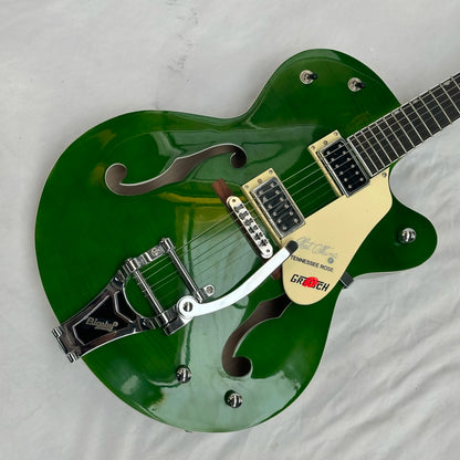 GRETSCH Green Electric Semi-hollow Body  Guitar  with Chrome Hardware