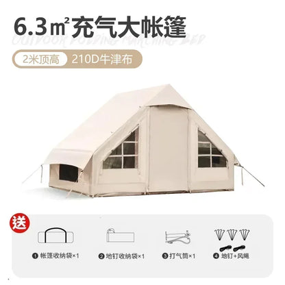 5-8 people Luxury Waterproof Inflatable Tent