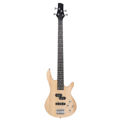 Solid Blue Grain Color, 4 String Electric Bass Guitar