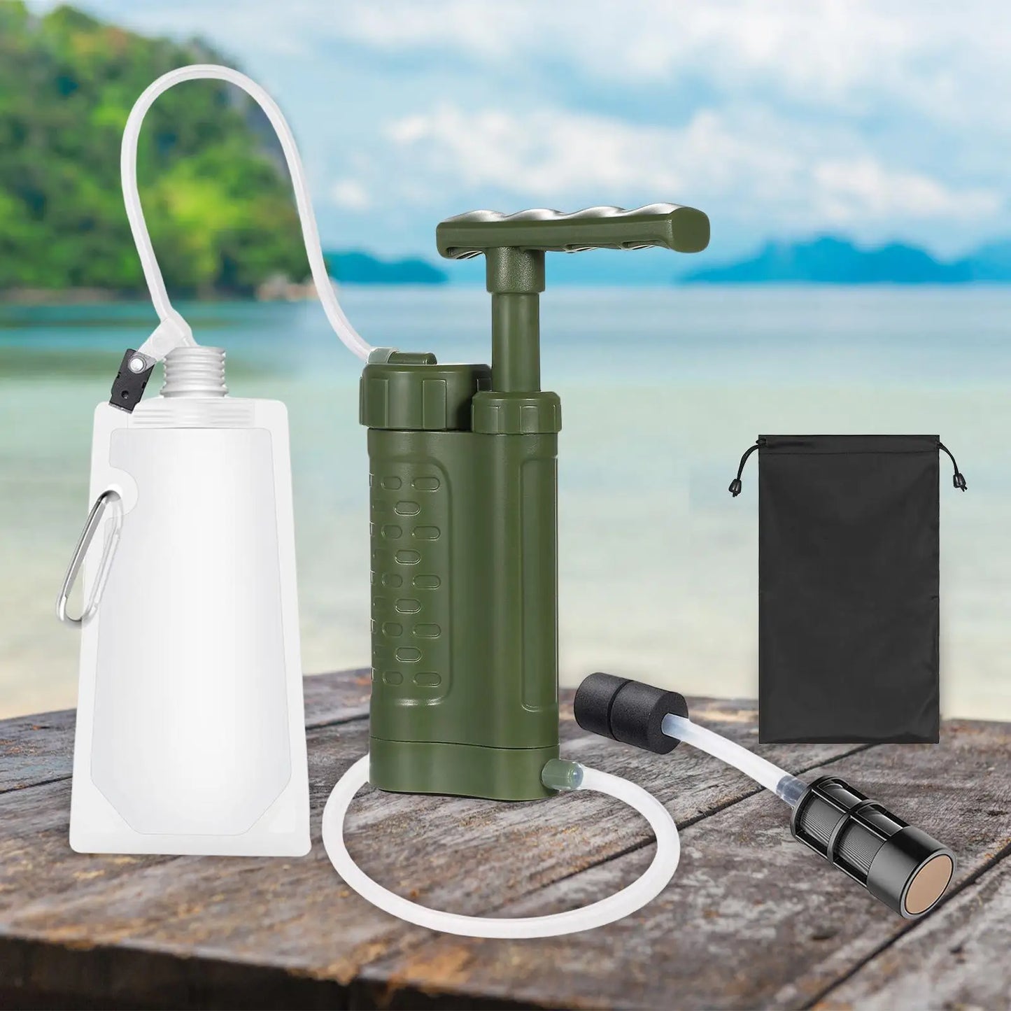 Lightweight and Compact Emergency Water Filtration