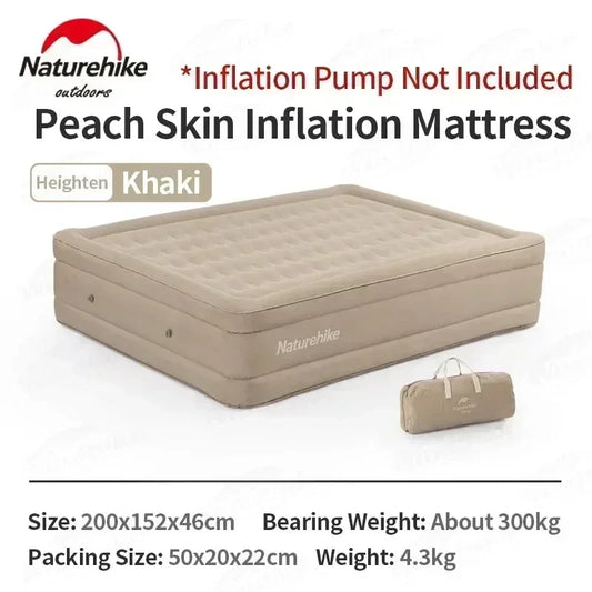 Naturehike Outdoor Camping 45cm Thick TPU Inflatable 2Persons Sleeping Mattress
