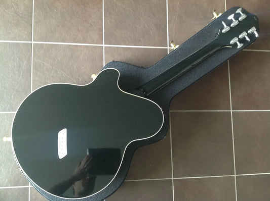 Custom Bel Air Joshholm Electric Guitar Motor Semi-Hollow Body Grover Empire tuner Chrome Hardware