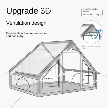 5-8 people Luxury Waterproof Inflatable Tent