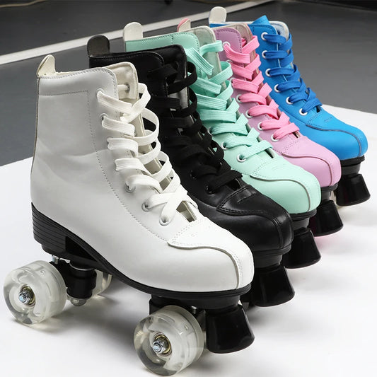 Indoor/Outdoor Classic Quad Roller Skates