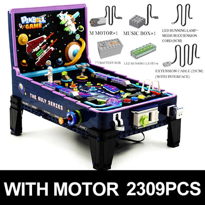 DIY Puzzle Assembly Building Block Bricks - Pinball Table Model