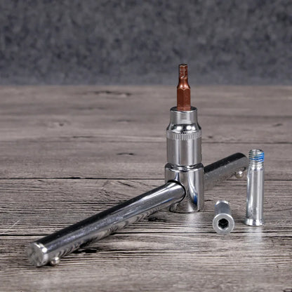 4mm Silver Hexagonal T-Handle Allen Wrench for Inline Roller Skates