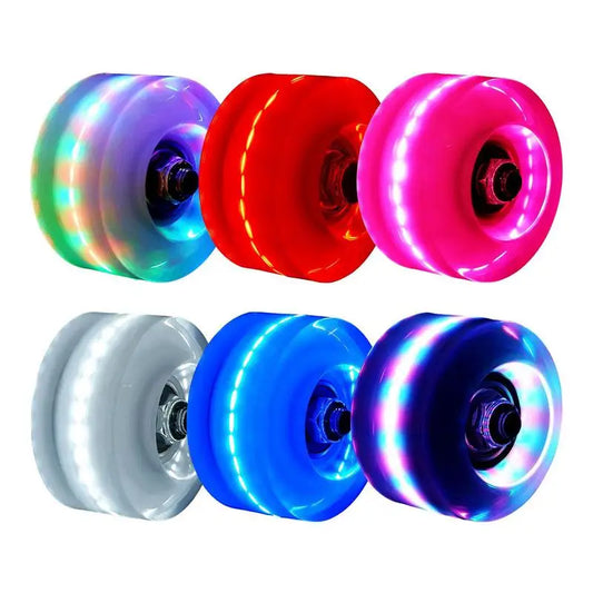 Luminous Quad Roller Skates PU Wheels