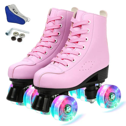 Indoor/Outdoor Classic Quad Roller Skates
