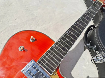 Semi Hollow Jazz Guitar With Tremolo