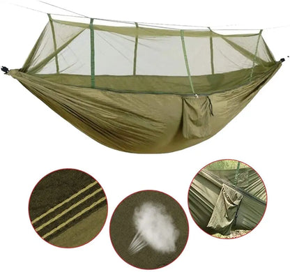 Outdoor 2 Person Camping Garden Hammock With Mosquito Net