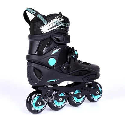 Professional 4 Wheel Fancy Flat Free Skate Inline Roller Skates