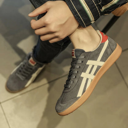 Men's Genuine Leather Casual Retro Flats