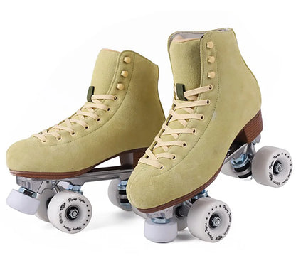 Men's Retro Suede Quad Roller Skate - Indoor/Outdoor