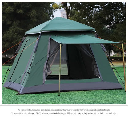 4-5 Person Quick Opening Camping Tent