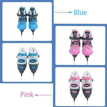 Solid Colored Professional Thermal Ice Skates