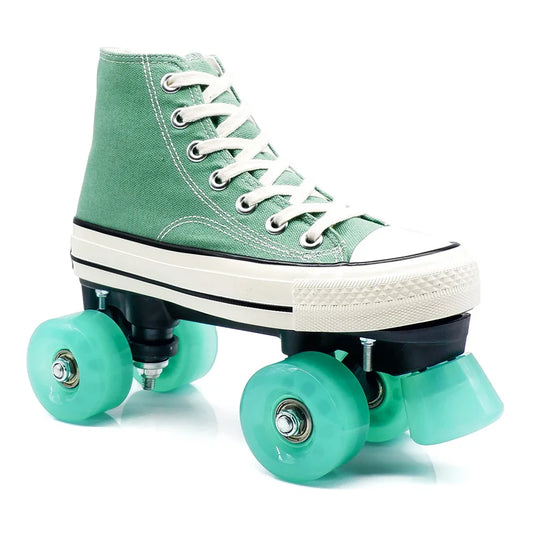 Unisex Indoor/Outdoor Retro Quad Roller Skates
