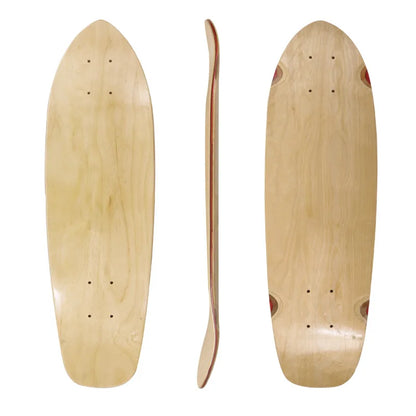 DIY Blank Skateboard Longboard - 28/30/31/33/36" Smooth Maple Deck