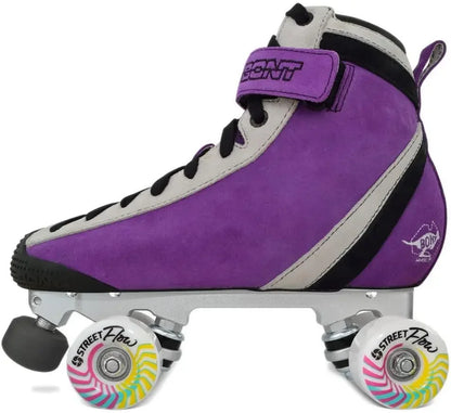 BONT ParkStar Purple Suede Professional Roller Skates for SkatePark Ramps/Bowls/Street - Indoor/Outdoor