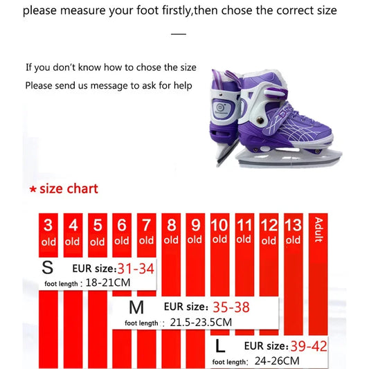 Adjustable Non-slip Figure Ice Skate