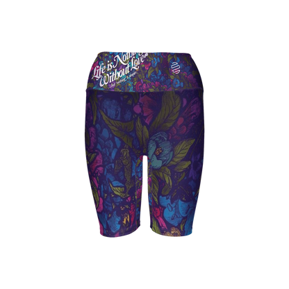Original Era Women’s 'Nothing Without Love' Floral Bike Shorts