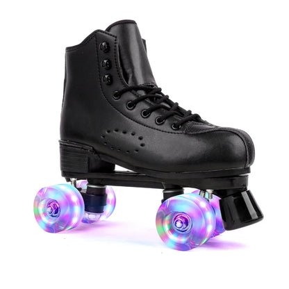 Unisex Indoor/Outdoor Retro Quad Roller Skates
