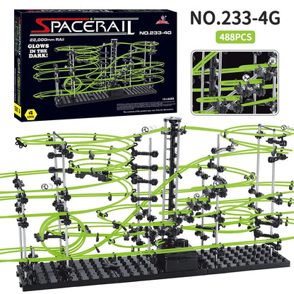 Spacerail Marble Run (Luminous Version)