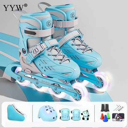 Outdoor 4 Wheels Free Style  Inline Roller Skates