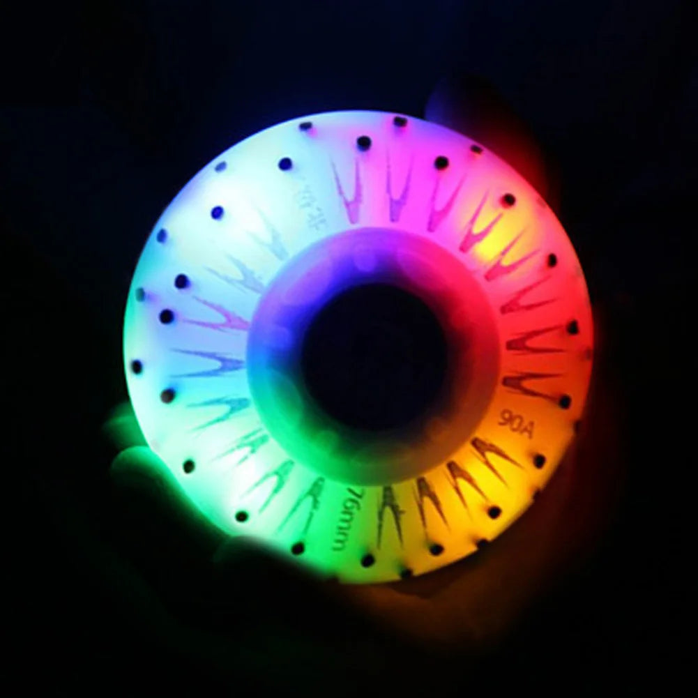 1PCS  Indoor/Outdoor Colorful Quad Roller Skate Wheels