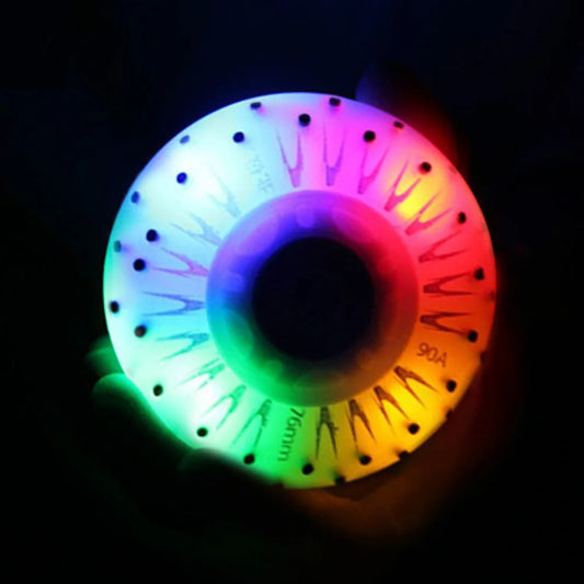 1PCS  Indoor/Outdoor Colorful Quad Roller Skate Wheels