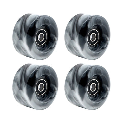 58mm x032mm 82A Pack Roller Skate Wheels with Bearings (Quad Skates and Skateboard) - 4 Pack