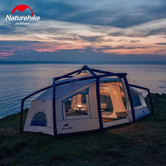 Naturehike Large 2-4 People Inflatable Lightweight Tent