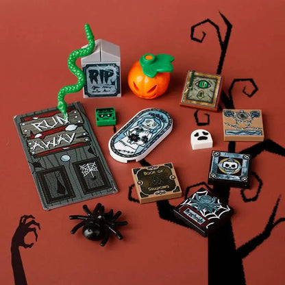 Miniature recreational block toy pieces