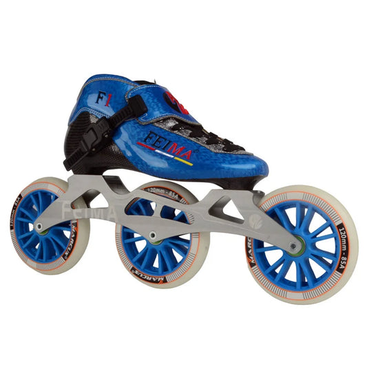 FEIMA 120mm 3 Big Wheel Outdoor Inline Speed Skates