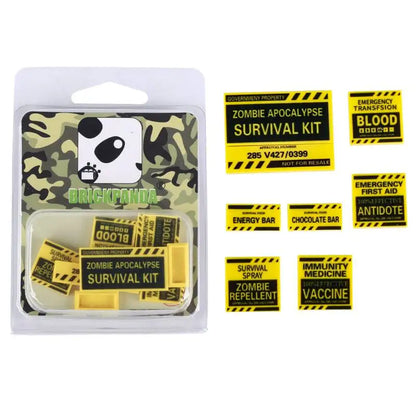 Miniature recreational block toy pieces