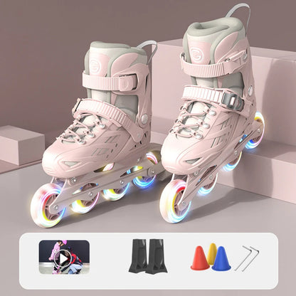 Outdoor 4 Wheels Free Style  Inline Roller Skates