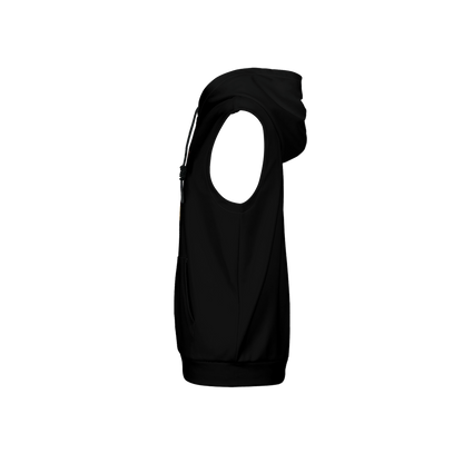 Unisex Regular Fit Sleeveless Pullover Hoodie