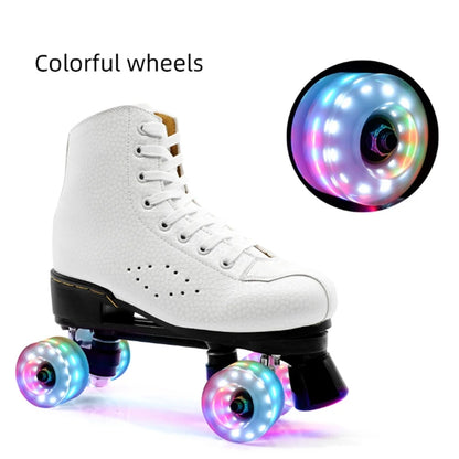 Outdoor Luminous Quad Roller Skates/Skateboard Wheels - 4 Wheels 58Mm X 32Mm