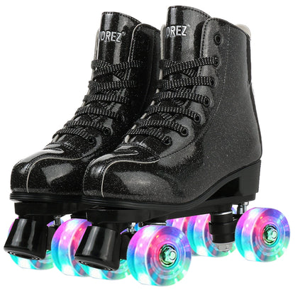 Polyurethane Flash Quad Roller Skates