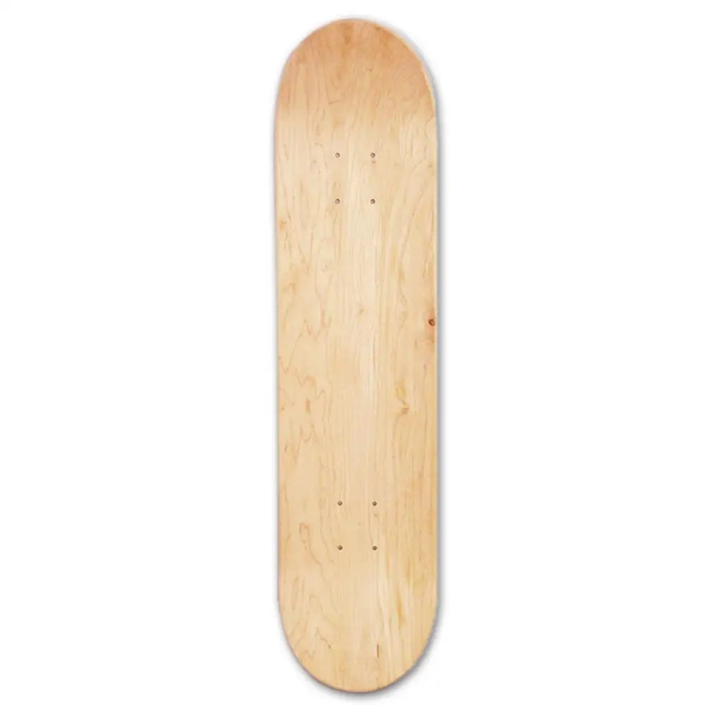 8" Blank Natural Skateboard Deck (8-Layer Maple Double Concave 79x19cm)